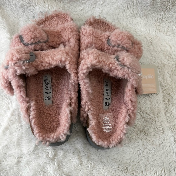 Papillo Daytona Shearling Teddy Crystal Rose | BIRKENSTOCK size 40 - Picture 3 of 4